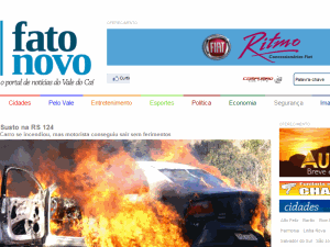 Fato Novo - home page