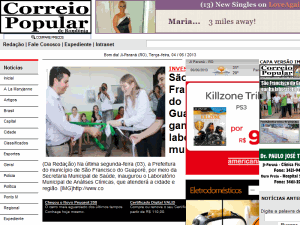 Correio Popular - home page