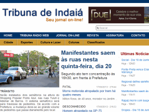 Tribuna de Indaia - home page