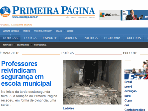 Primeira Página - home page