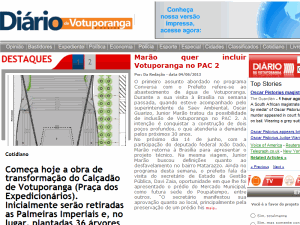 Diário de Votuporanga - home page