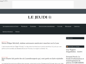 Le Jeudi - home page